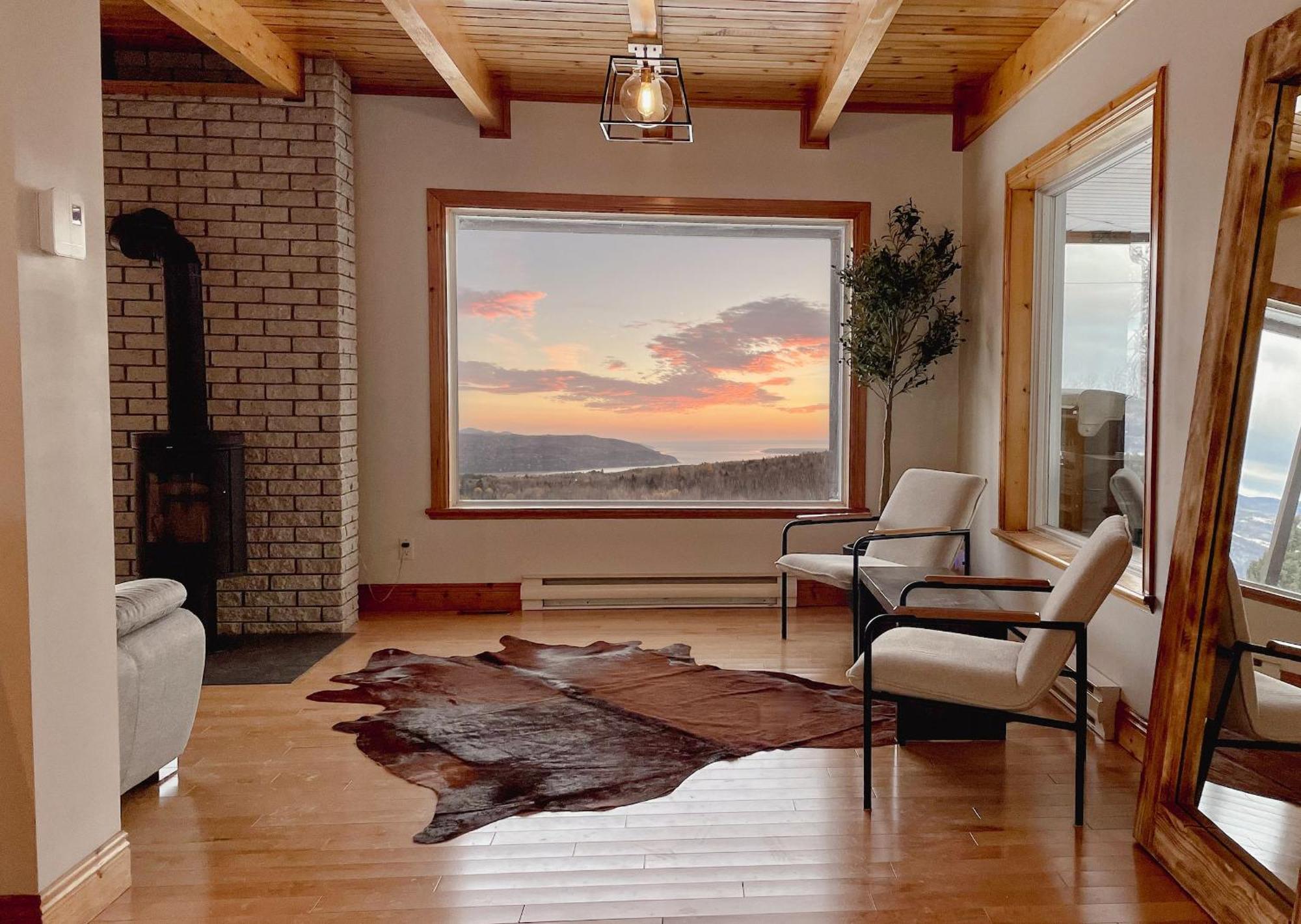 Gorgeous View 10 Min To Massif Hot Tub And Garage Baie-Saint-Paul Exterior foto